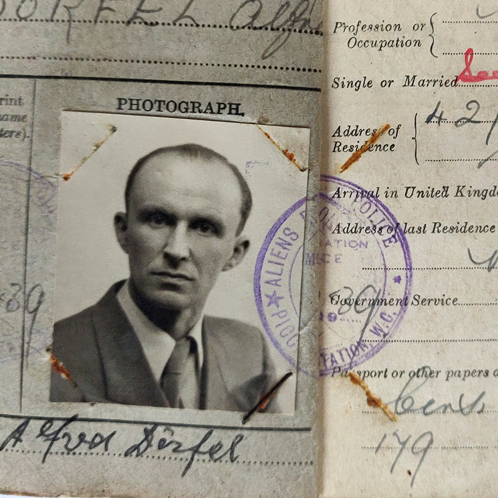 Aliens registration document